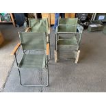 4x British Army Field Chairs, from MOD