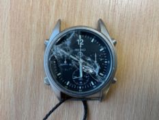 Seiko Gen 1 Pilots Chrono RAF Harrier Force Issue, Nato Marks, Date 1989, (Glass Broken)