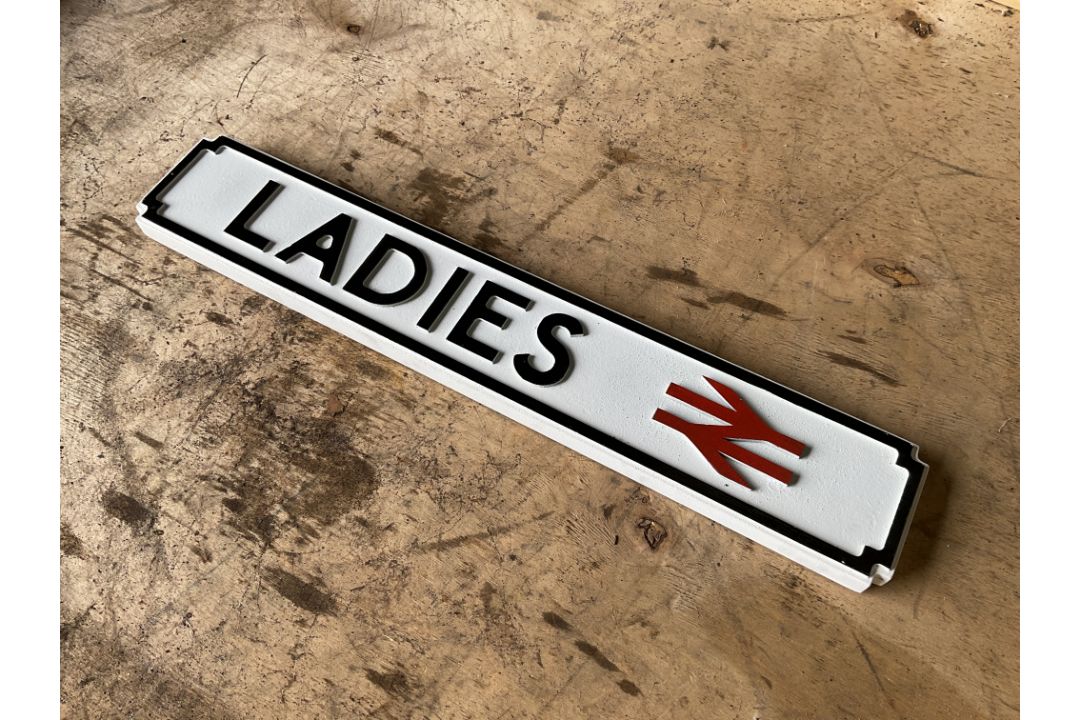 British Rail Ladies Toilet Sign - 58x10cms - Image 2 of 2