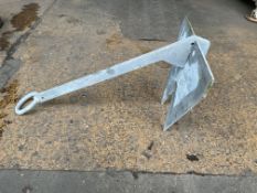 BRITISH ARMY PORTABLE GALVANISED WINCHING ANCHOR ( LAND ROVER, 4X4, etc) FROM MOD