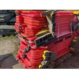 1x Stack of 25x (6ft) Barrier Fencing with Feet