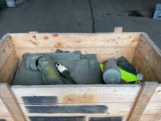 1x Wooden Crate of Vehicle CES inc Canvas, Tools, Sights etc, from MOD - Crate Included