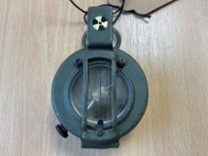 British Army Stanley London Brass Prismatic Compass in Mils, from MOD