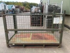 Heavy Duty MOD Steel Stacking Stillage with Removable Sides, 1 Hinged Side for Easy Access