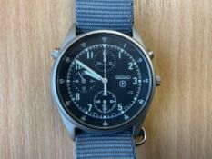 Seiko Gen 2 Date Adjust Pilots Chrono RAF Issue, Nato Marks, Date 1995