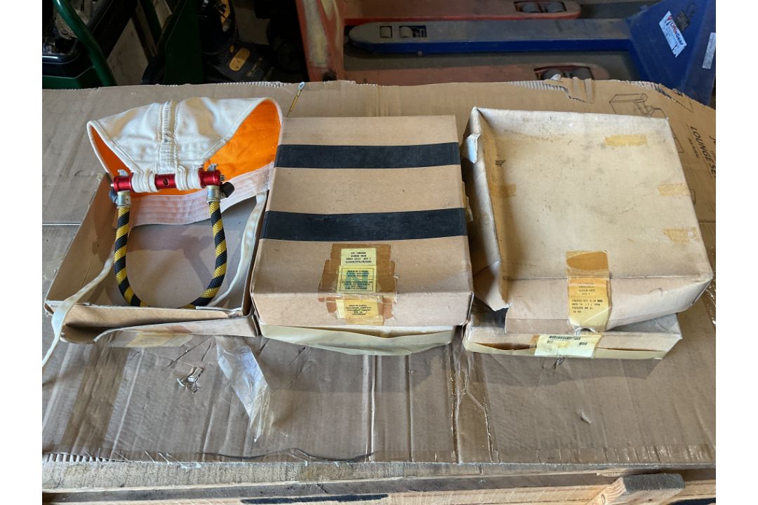 5x Rare New Unissued Martin Baker Ejector Seat Handles and Head Protector, from RAF Stocks - Image 4 of 6