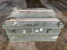 Aluminium Zarges Type Stacking Waterproof Transit Case, from MOD