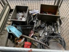 1x Stillage of Mechanic Tools, Spares etc
