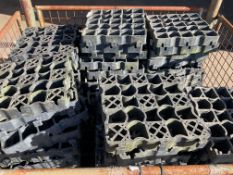 100x EcoGrid E50 Heavy Duty Ground Reinforcement Grid System panels 330mm x 330mm x 50mm from MOD