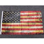 USA Battle Flag - 5ft x 3ft with Metal Eyelets.