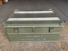 New Unissued Aluminium Zarges Type Stacking Waterproof Transit Case, from MOD