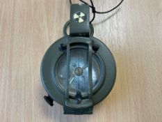 British Army Stanley London Brass Prismatic Compass in Mils, from MOD