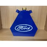 Ford Hand Painted 1 Gall Fuel/Oil Can with Brass Cap
