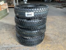 4x New Unissued 6.00-9 Deestone Trailer Tyres, from MOD
