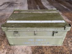 Aluminium Zarges Type Stacking Waterproof Transit Case, from MOD