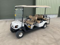 EZGO Cushman 6 Seat Petrol Auto Start Shuttle, Very Low Hours!