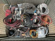 1x Stillage of Tyre Inflators, Air Lines, Gauges etc, from MOD - Qty Unknown