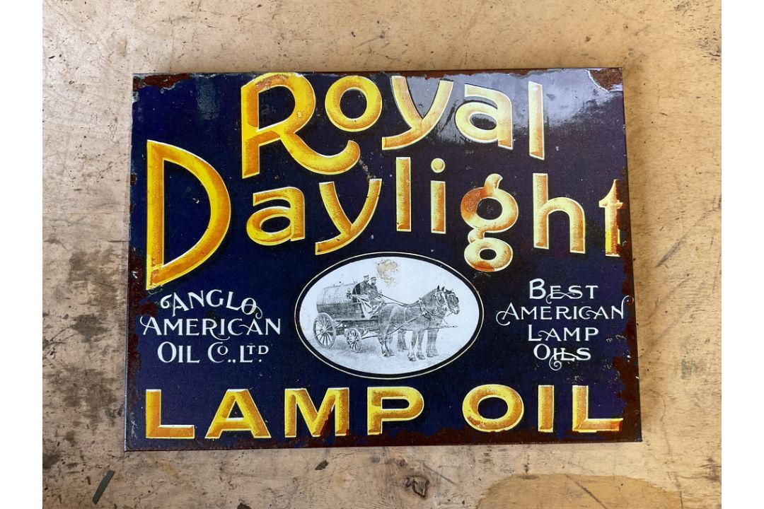 Royal Daylight Lamp Oil Sign - 40x30cms - Image 1 of 2