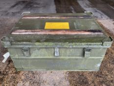 Aluminium Zarges Type Stacking Waterproof Transit Case, from MOD