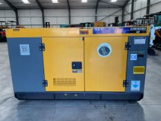 New Unissued 40 KVA Single - 3 Phase 230/400V Diesel Generator c/w Manuals etc