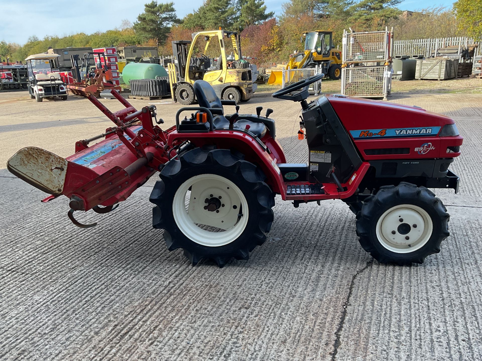 Yanmar Ke-4 4x4 Diesel Compact Tractor, 915 Hours c/w Yanmar Rotavator - Image 14 of 18