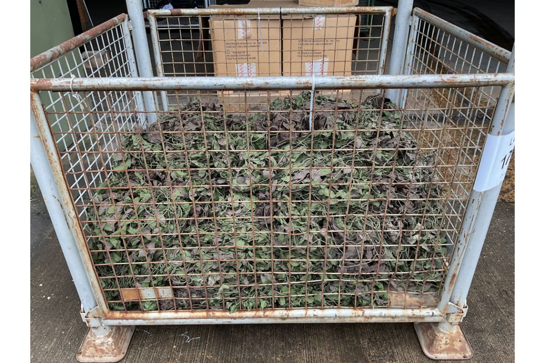 1x Stillage of Woodland Camo Netting, from MOD Reserve Stock - Image 1 of 3