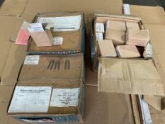 60x Boxes of New Unissued Galvanised Fencing Etc. Staples, from MOD