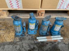 4x Weber 10T Hydraulic Jacks, from MOD