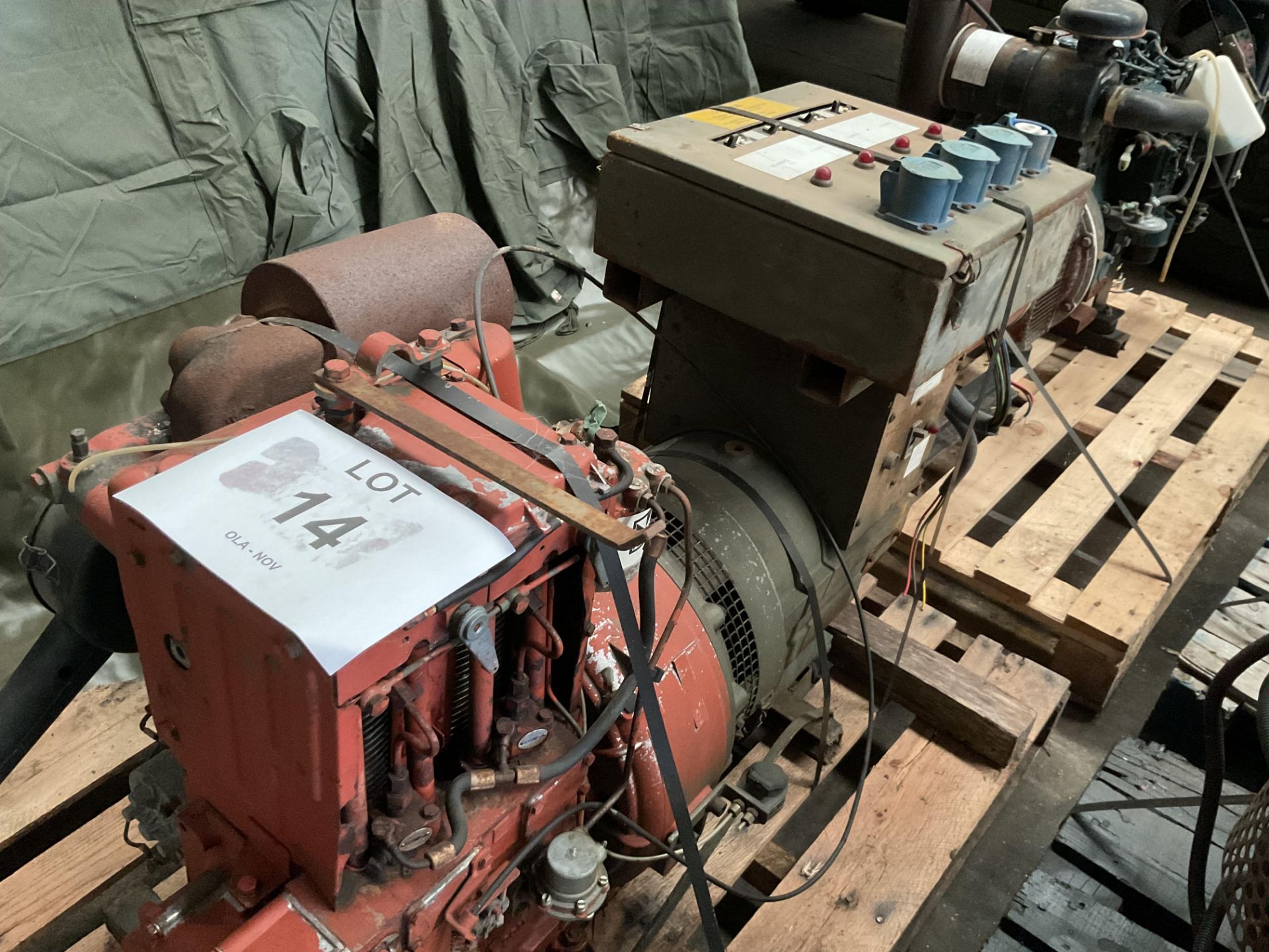 Lister 6 KVA Single Phase 240V 2cyl Diesel Generator, from MOD - Image 4 of 4