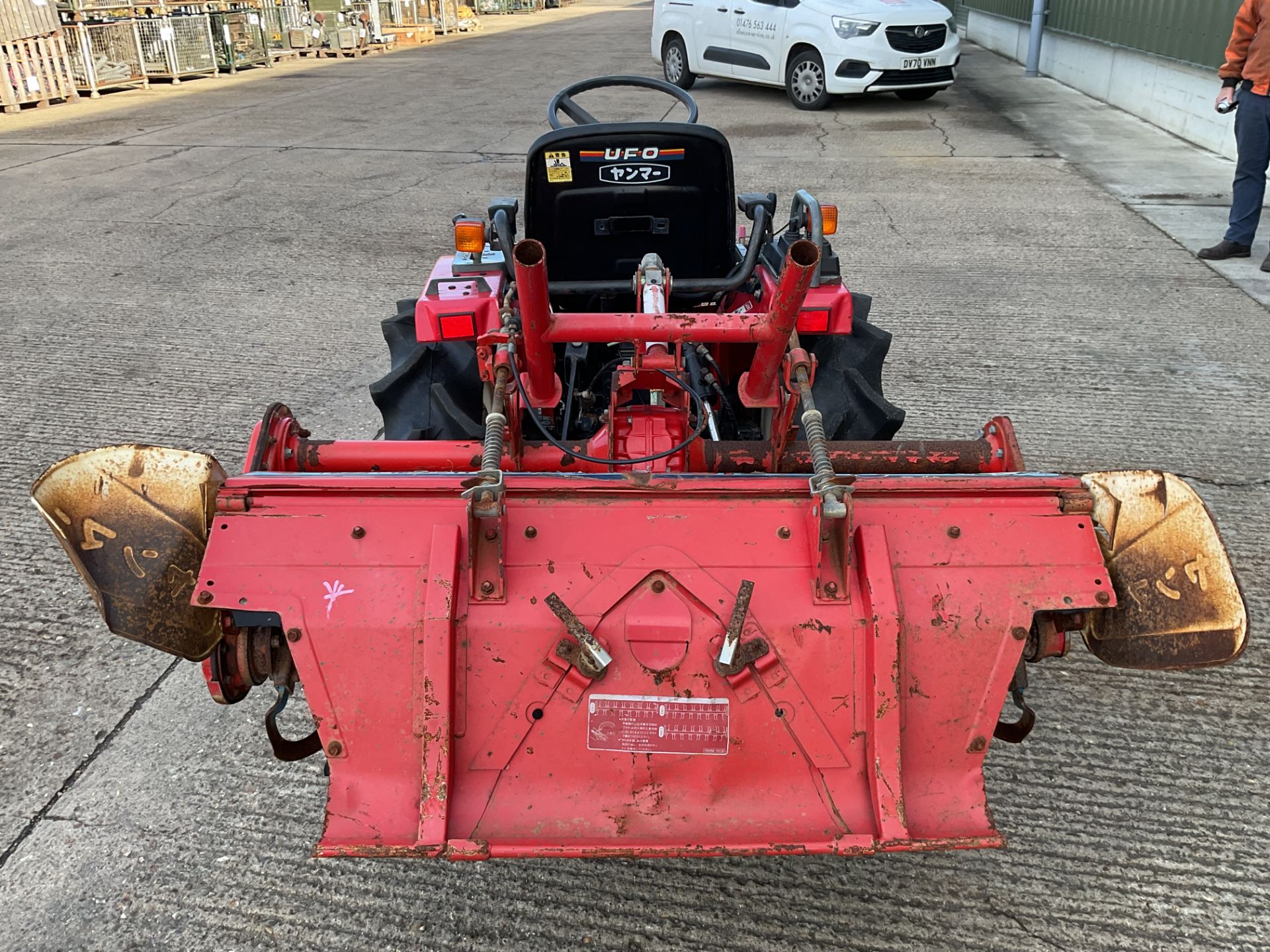 Yanmar Ke-4 4x4 Diesel Compact Tractor, 915 Hours c/w Yanmar Rotavator - Image 4 of 18