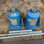 2x Weber Hydraulic 12T Jacks, from MOD