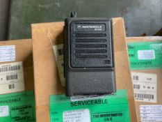160x Motorola MT1000 Portable Walkie Talkies, c/w Manuals etc, from MOD