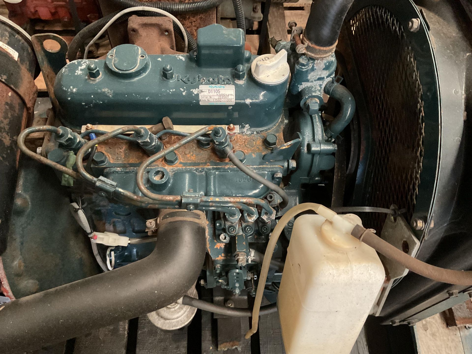 Kubota 7 KVA Single Phase 240V Diesel Generator, from MOD - Image 2 of 4
