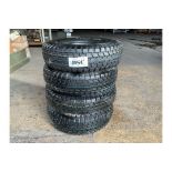 4x New Unissued 6.00-9 Deestone Trailer Tyres, from MOD