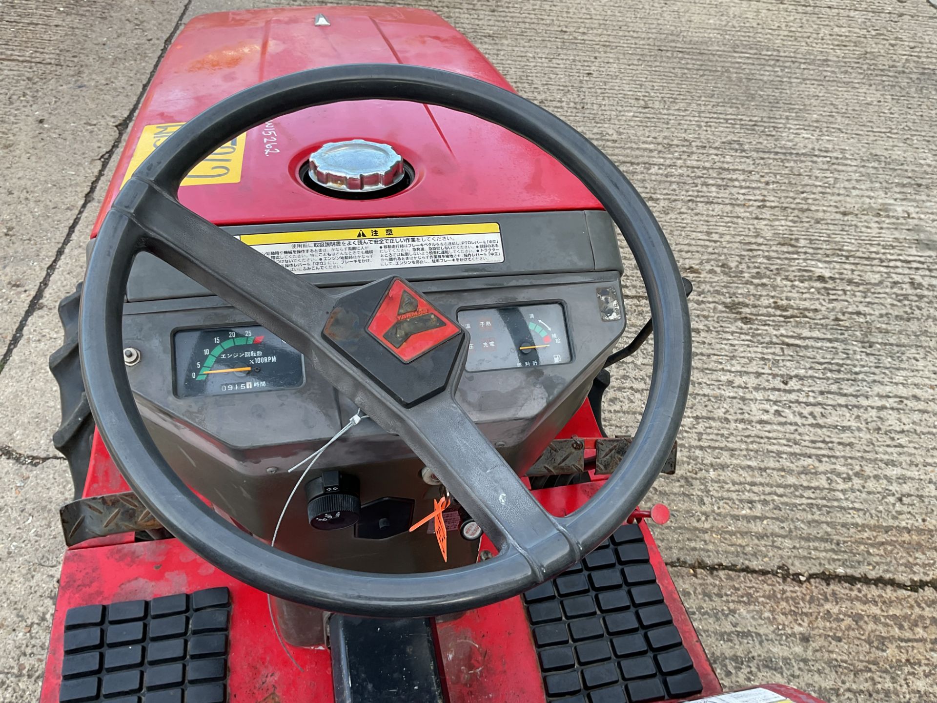 Yanmar Ke-4 4x4 Diesel Compact Tractor, 915 Hours c/w Yanmar Rotavator - Image 5 of 18