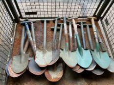 17x British Army T Handle Shovels, from MOD
