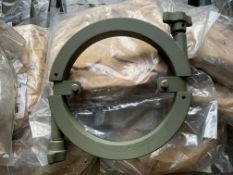 63x New Unissued Radio Mast Mounting Clamps, from MOD
