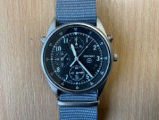 Seiko Gen 2 Pilots Chrono RAF Tornado Force Issue , Sn° 1102, Date 1993, from MOD