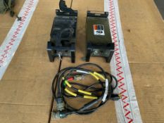 1x Set of Unissued Bowman Harris Battery Charger, Power Supply and Leads, from MOD