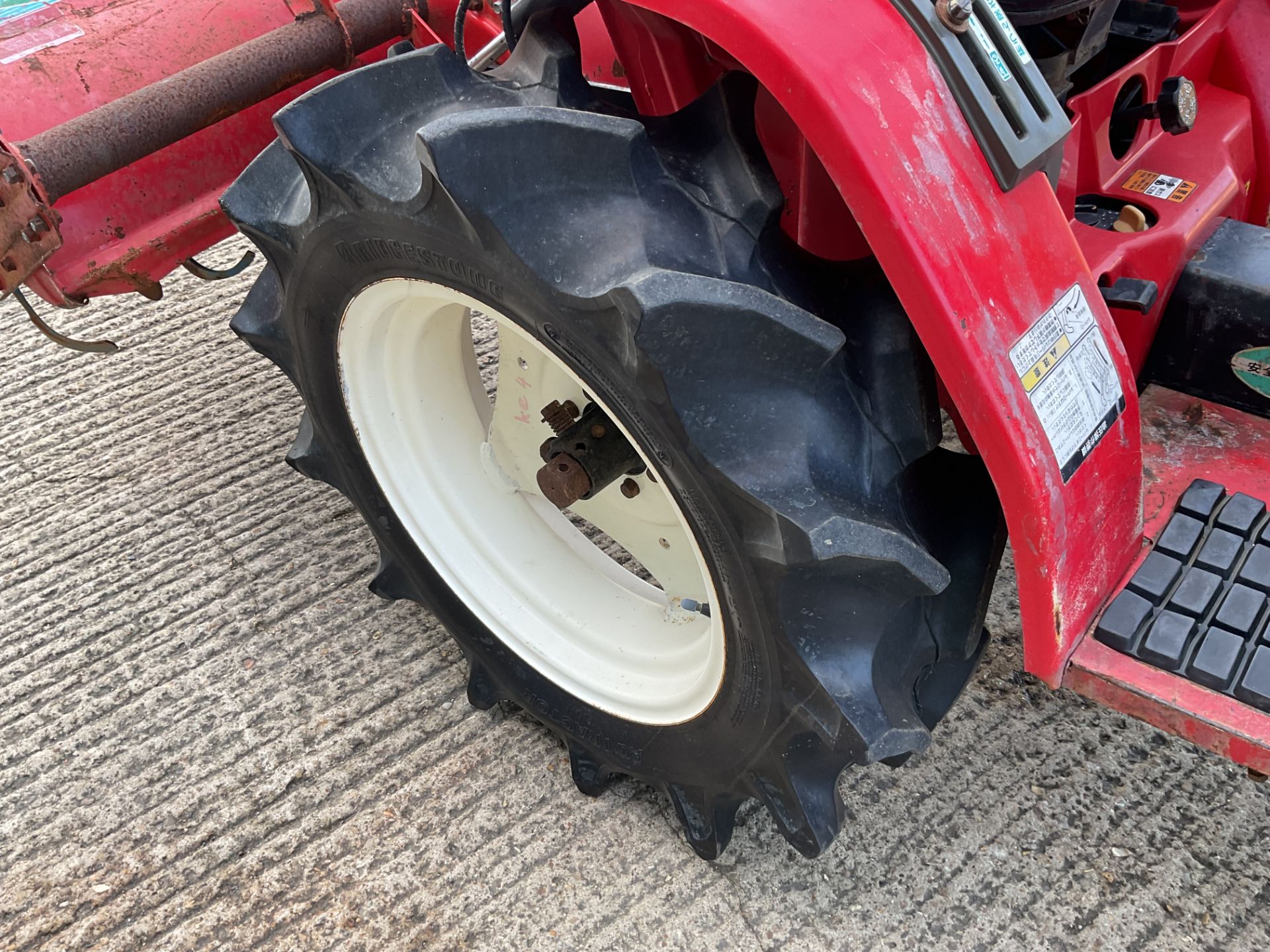 Yanmar Ke-4 4x4 Diesel Compact Tractor, 915 Hours c/w Yanmar Rotavator - Image 17 of 18