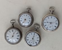 A George III silver pair cased pocket watch with fusee movement by Jones, London, hallmarked for Mic