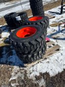NEW SET OF TIRES & WHEELS 12-16.5 FOR BOBCAT