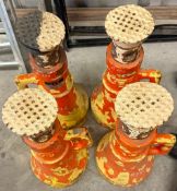 4 JET SCREW JACKS CAP 20 TONS