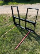 Unused Dual Prong Kivel Bale Spear
