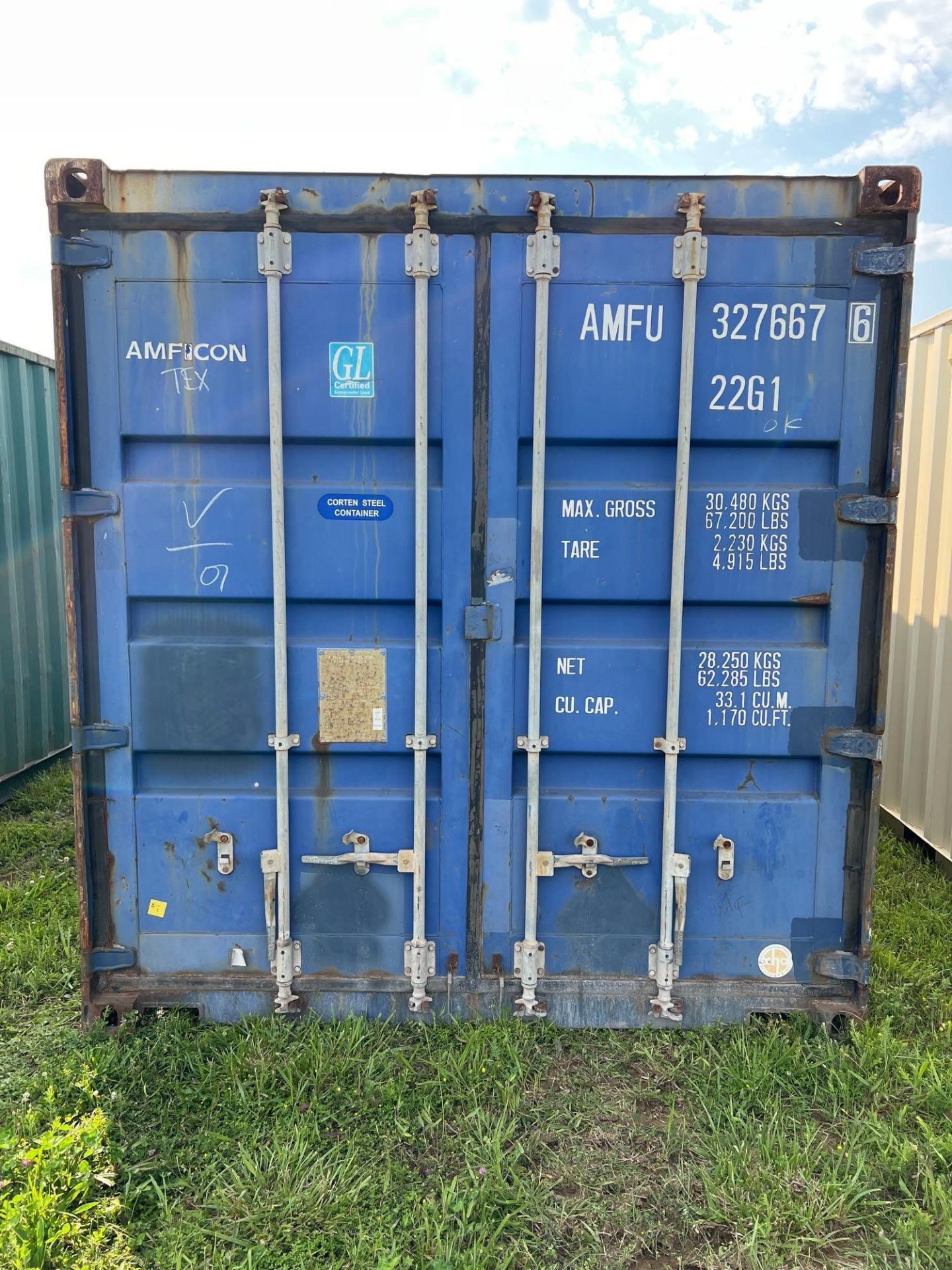 20' Sea Container W/ Fork Lift Pocket - Image 2 of 6