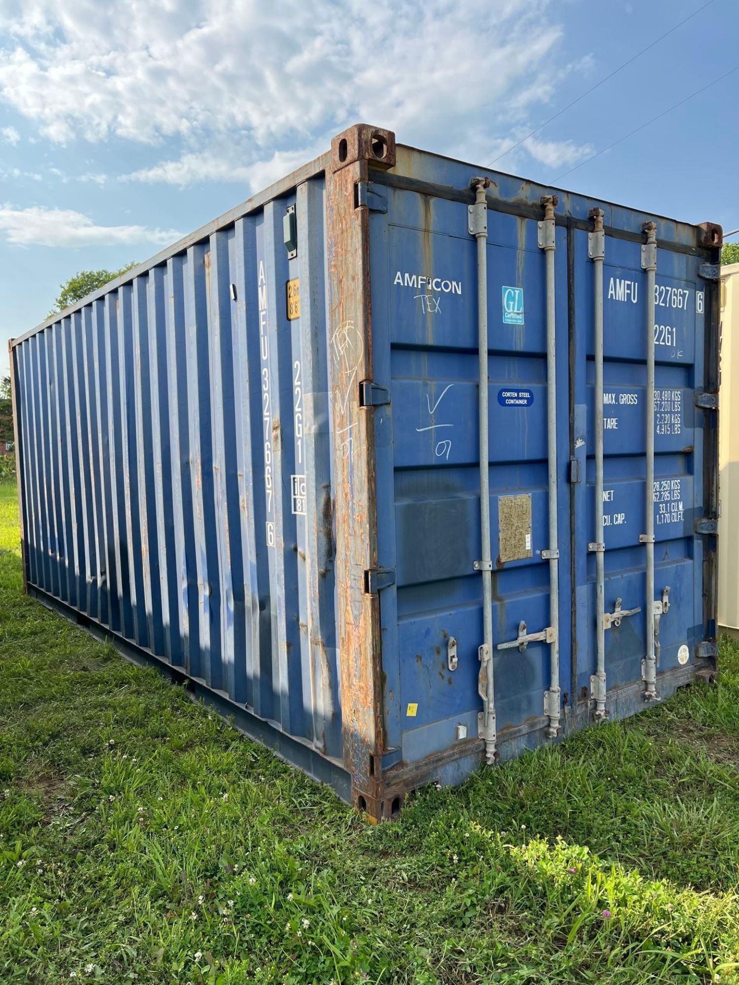20' Sea Container W/ Fork Lift Pocket - Image 3 of 6