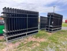 Unused 418' Fence W/ 18' Swing Gate