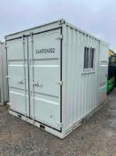 7x11'9 Portable Office Container W/ Side Door