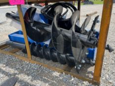 Heavy Duty Skid Steer Auger ECAG W/ 6