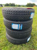 Unused Set of 4 ST205/75R15 Radial Trailer Tires